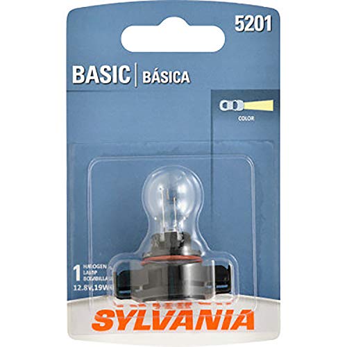 SYLVANIA - 5201 Basic - Incandescent Halogen Light Bulb for Fog and Daytime Running Lights (Contains 1 Bulb)