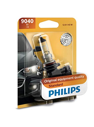 Philips 9040 Standard Halogen Replacement Front Fog Bulb, 1 Pack