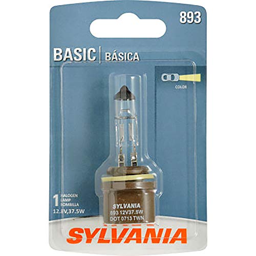 SYLVANIA - 893 Basic - Halogen Light Bulb for Fog and Headlight Applications (Contains 1 Bulb)
