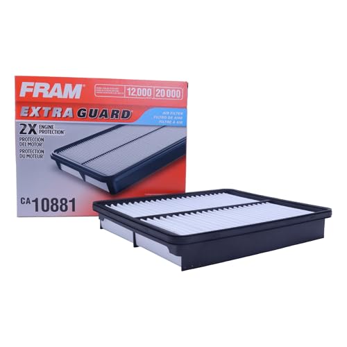 FRAM Extra Guard CA10881 Replacement Engine Air Filter for Select Hyundai and Kia Models, Provides Up to 12 Months or 12,000 Miles Filter Protection