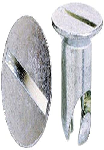 Moroso 71280 Flush Quick Fasteners, 7/16'' x .400, Steel, SIlver