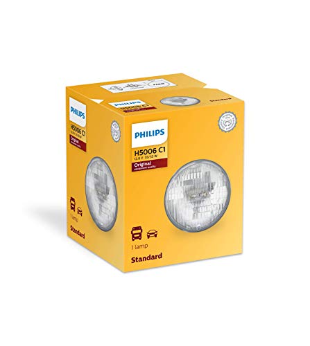 Philips H5006C1 Standard Halogen Sealed Beam headlamp, 1 Pack