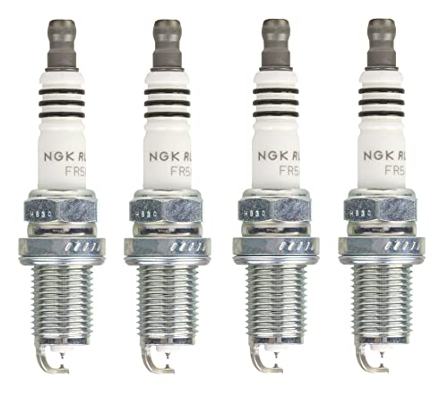 NGK Set of 4 Ruthenium HX Spark Plugs For Dodge Jeep Toyota VW Acura Honda