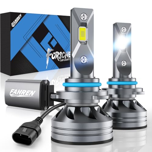 FAHREN 9005 Driving Bulbs, 26000 Lumens Super Bright 9005 Fog Bulbs, 6500K Cool White HB3 Bulb IP68 Waterproof Pack of 2
