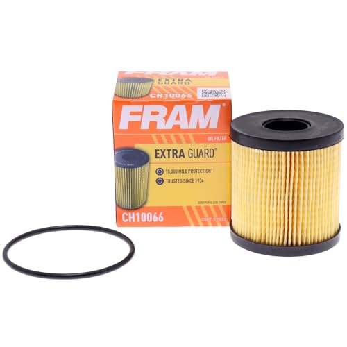 FRAM Extra Guard CH10066, 10K Mile Change Automotive Replacement Interval Cartridge Engine Oil Filter for Select Vehicle Models