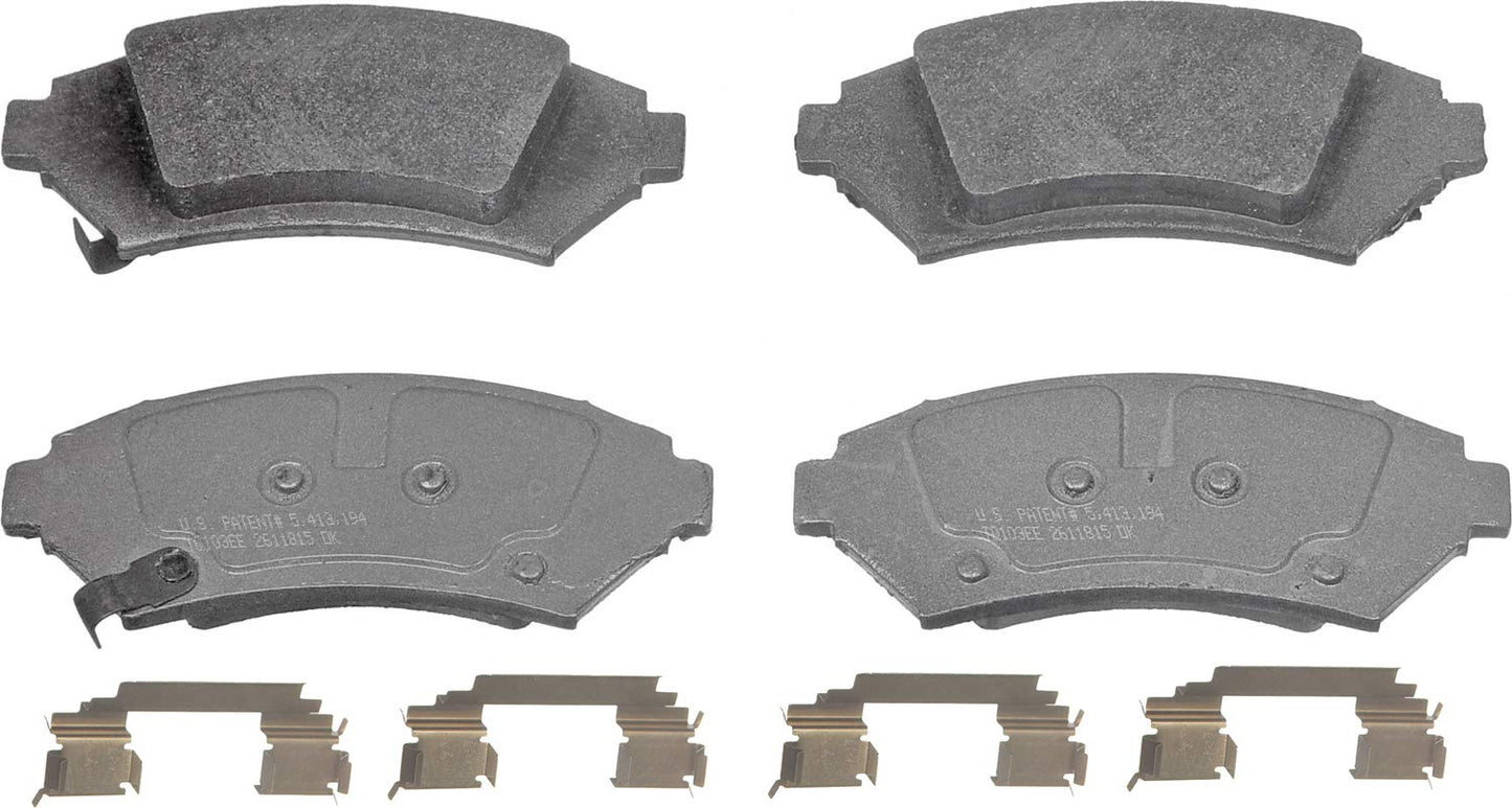 Wagner Brake ThermoQuiet MX1076 Semi-Metallic Disc Brake Pad Set