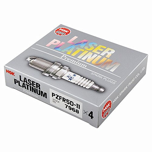 NGK Spark Plug 7968 PZFR5D-11 Pack of 4