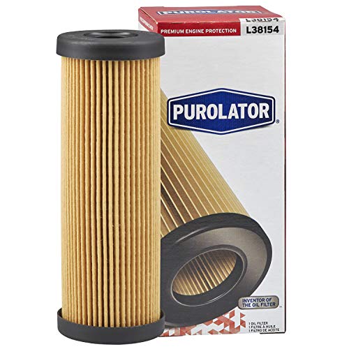 Purolator L38154 Premium Engine Protection Cartridge Oil Filter Compatible With 2015-2024 Ford F-150, 2021-2024 Ford Bronco, 2020-2024 Ford Explorer, 2015-2024 Ford Edge and 2020-2025 Lincoln Aviator