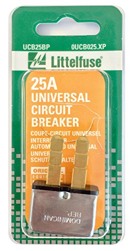 Littelfuse 0UCB025.XP 25 Amp Universal Circuit Breaker