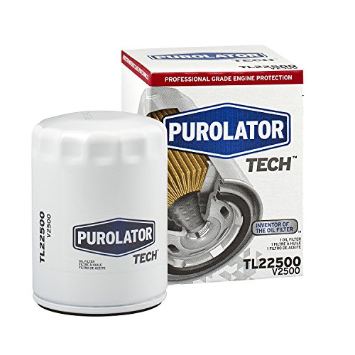 Purolator TL22500 PurolatorTECH Spin On Oil Filter Compatible With Ford F-150, Explorer, Edge, Chevrolet Silverado 1500, Traverse, Tahoe, GMC Acadia, Sierra 1500 and Yukon