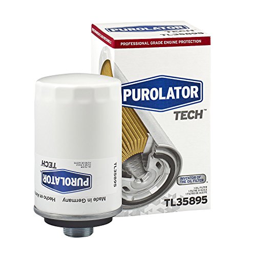 Purolator TL35895 PurolatorTECH Spin On Oil Filter Compatible With Volkswagen Tiguan, Jetta, CC, GTI, Eos, Passat, Audi Q5, A4 Quattro, A5 Quattro, Q3 Quattro, A4 and Q3