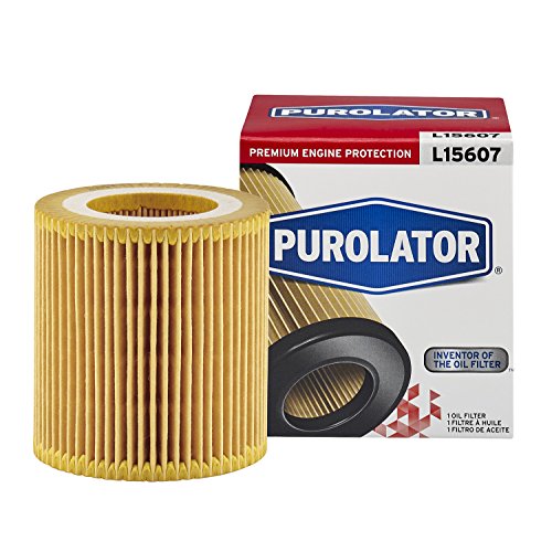 Purolator L15607 Premium Engine Protection Cartridge Oil Filter Compatible With BMW X5, X3, 328i, 328i xDrive, 335i, 535i, 535i xDrive, 320i xDrive, 528i xDrive, 528i, 325i, Z4 and X6