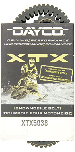 Dayco XTX5038 XTX Extreme Torque Snowmobile Drive Belt, Black