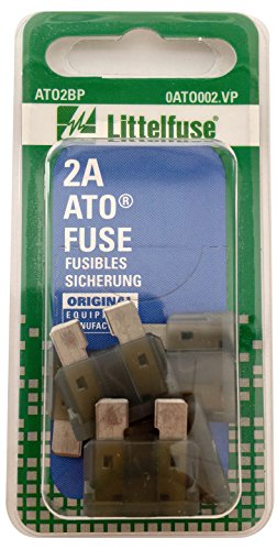 Littelfuse 0ATO002.VP ATO 32 Volt 2 Amp Carded Fuse, (Pack of 5)