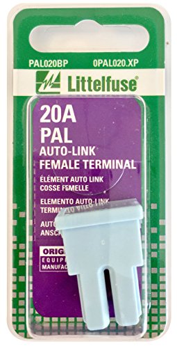 Littelfuse 0PAL020.XP PAL 32 Volt 20 Amp Carded Auto Link Female Fuse