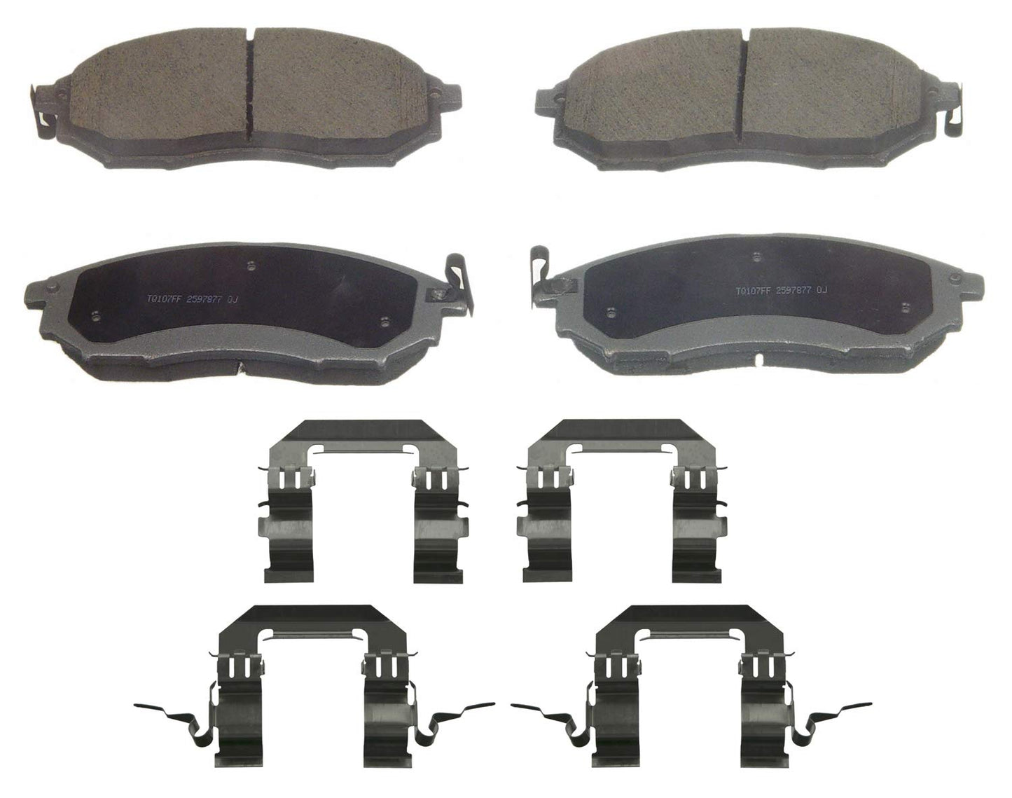 Wagner Brake ThermoQuiet QC888A Ceramic Disc Brake Pad Set