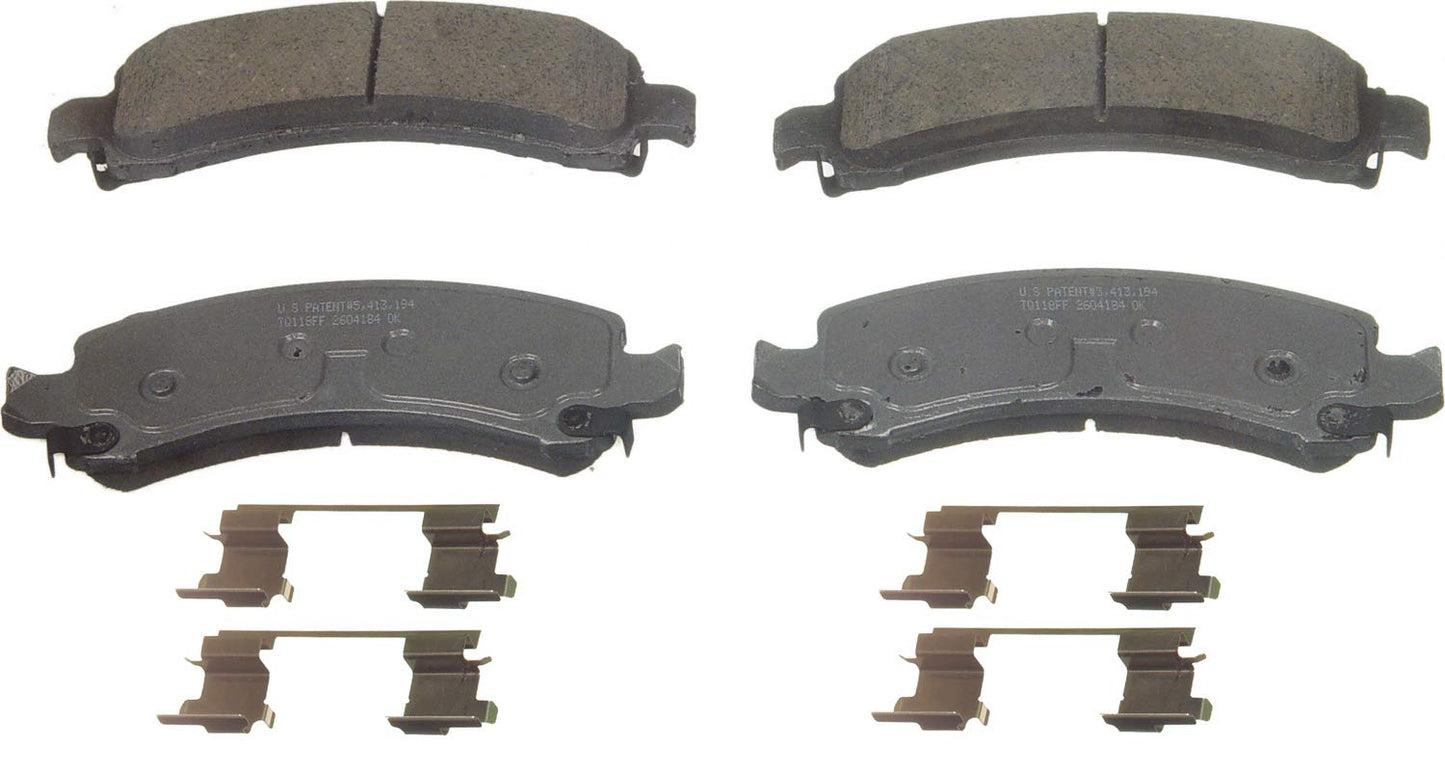 Wagner Brake ThermoQuiet QC974A Ceramic Disc Brake Pad Set