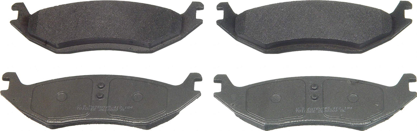 Wagner Brake ThermoQuiet MX967 Semi-Metallic Disc Brake Pad Set
