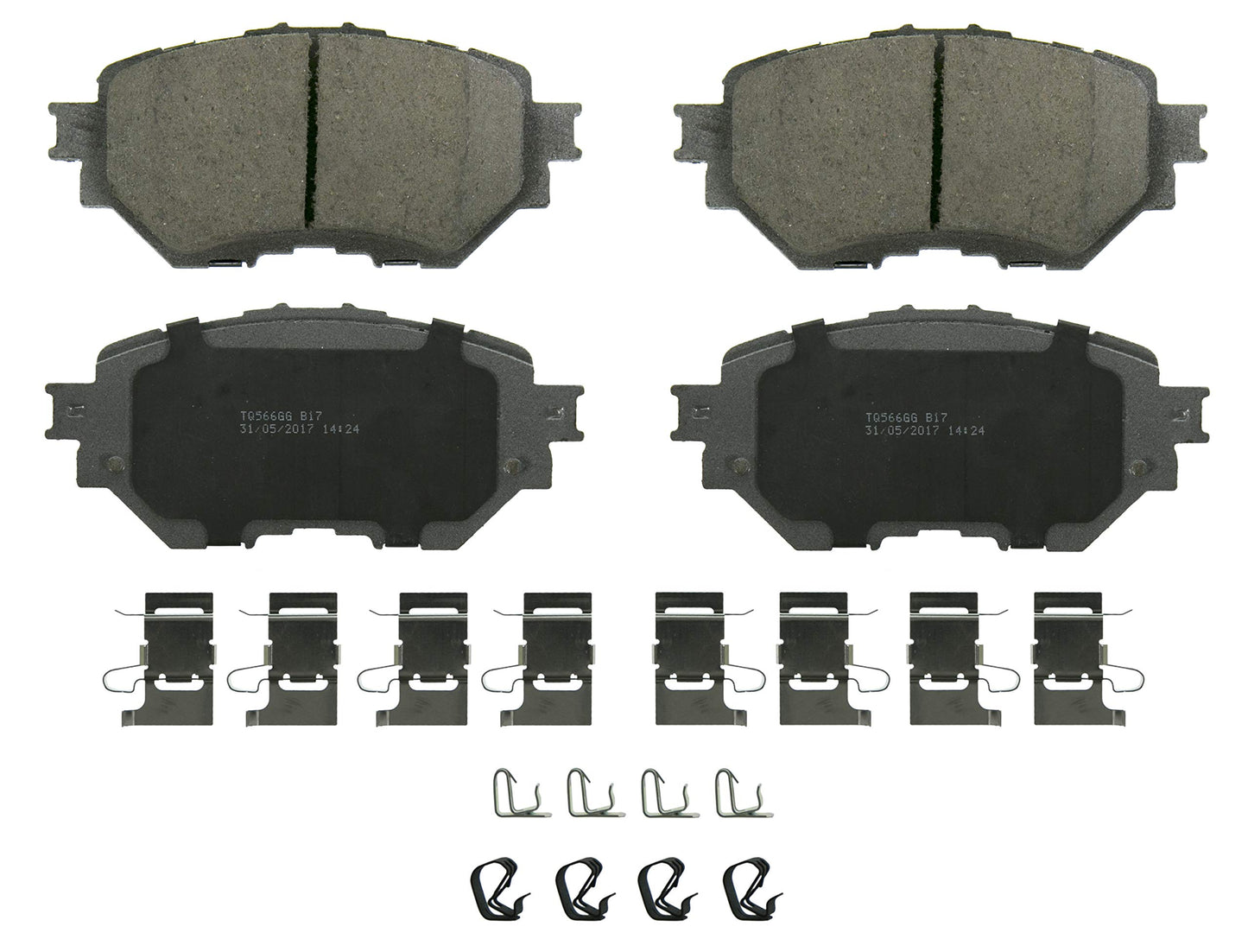 Wagner Brake ThermoQuiet QC1759 Ceramic Disc Brake Pad Set