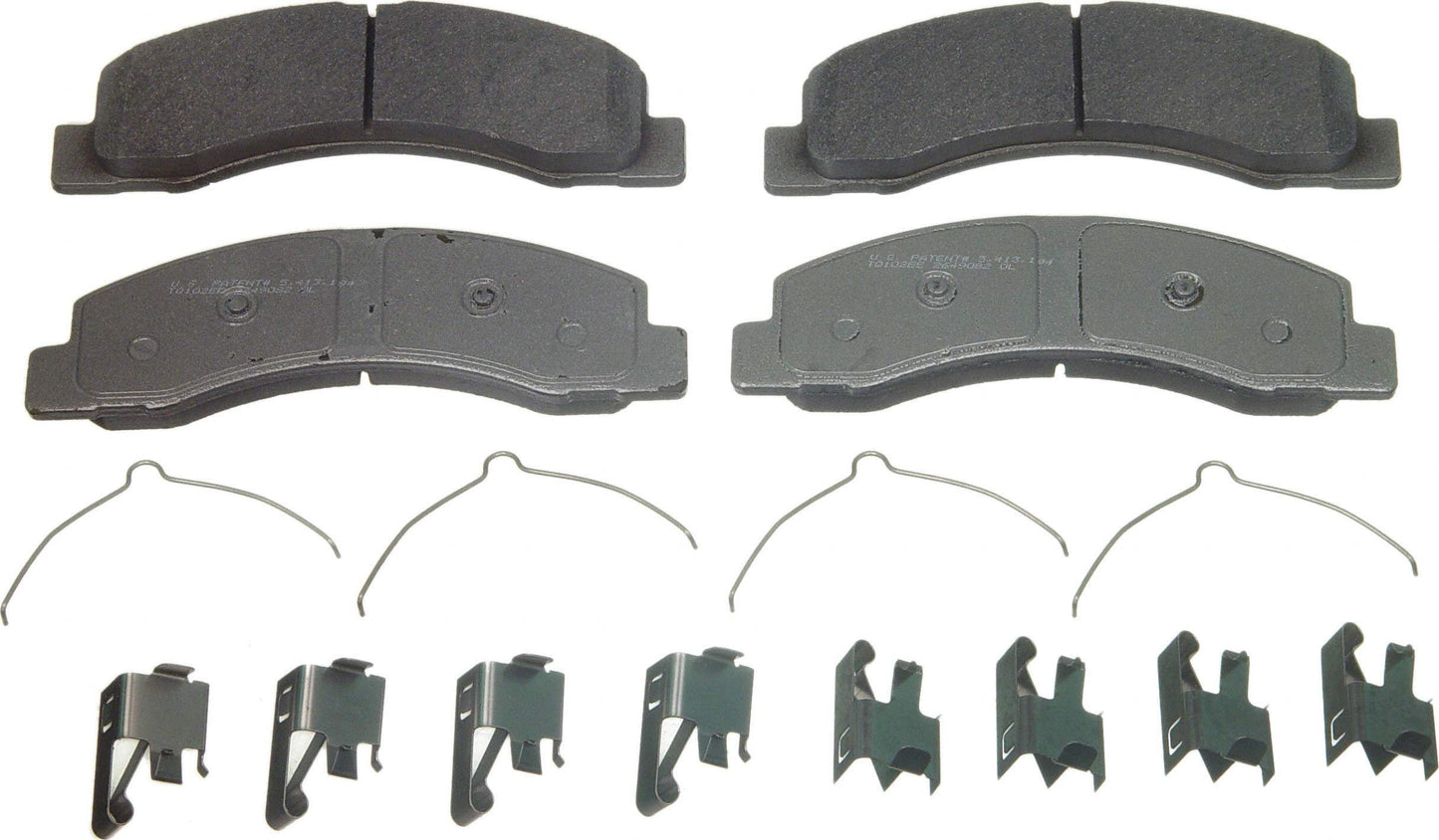 Wagner Brake ThermoQuiet MX756 Semi-Metallic Disc Brake Pad Set