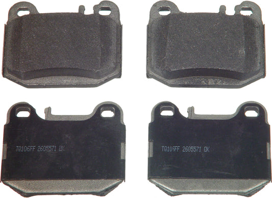 Wagner Brake ThermoQuiet MX874 Semi-Metallic Disc Brake Pad Set