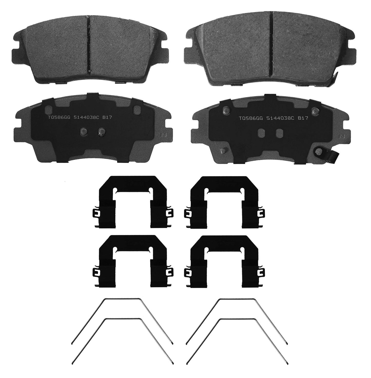 Wagner Brake ThermoQuiet QC1847 Ceramic Disc Brake Pad Set
