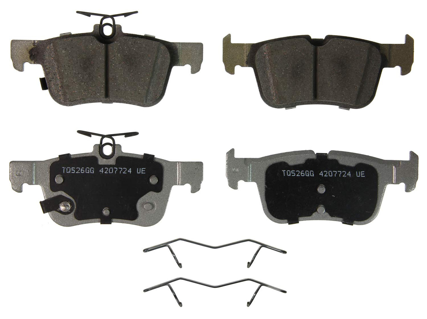 Wagner Brake ThermoQuiet QC1665 Ceramic Disc Brake Pad Set