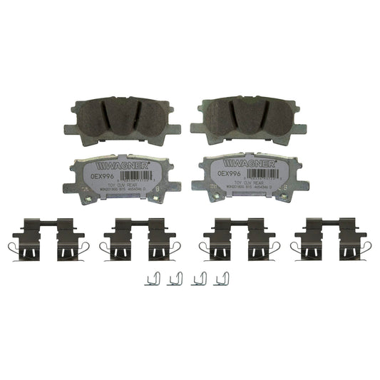 Wagner Brake OEX OEX996 Disc Brake Pad Set Premium Ceramic