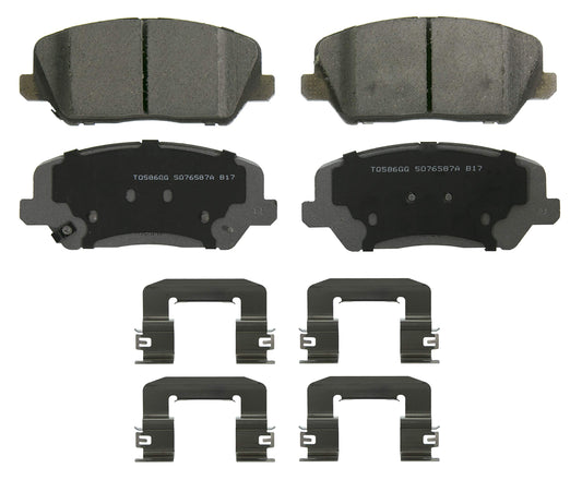 Wagner Brake ThermoQuiet QC1827 Ceramic Disc Brake Pad Set
