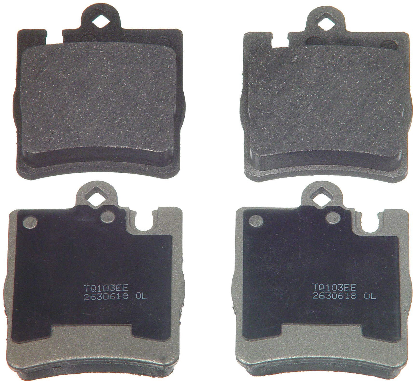 Wagner Brake ThermoQuiet MX876 Semi-Metallic Disc Brake Pad Set