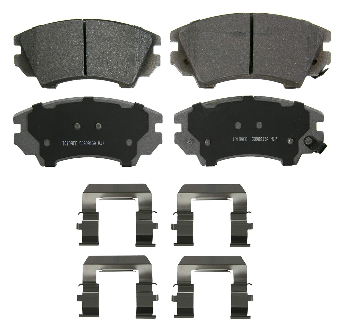Wagner Brake ThermoQuiet MX1404 Semi-Metallic Disc Brake Pad Set