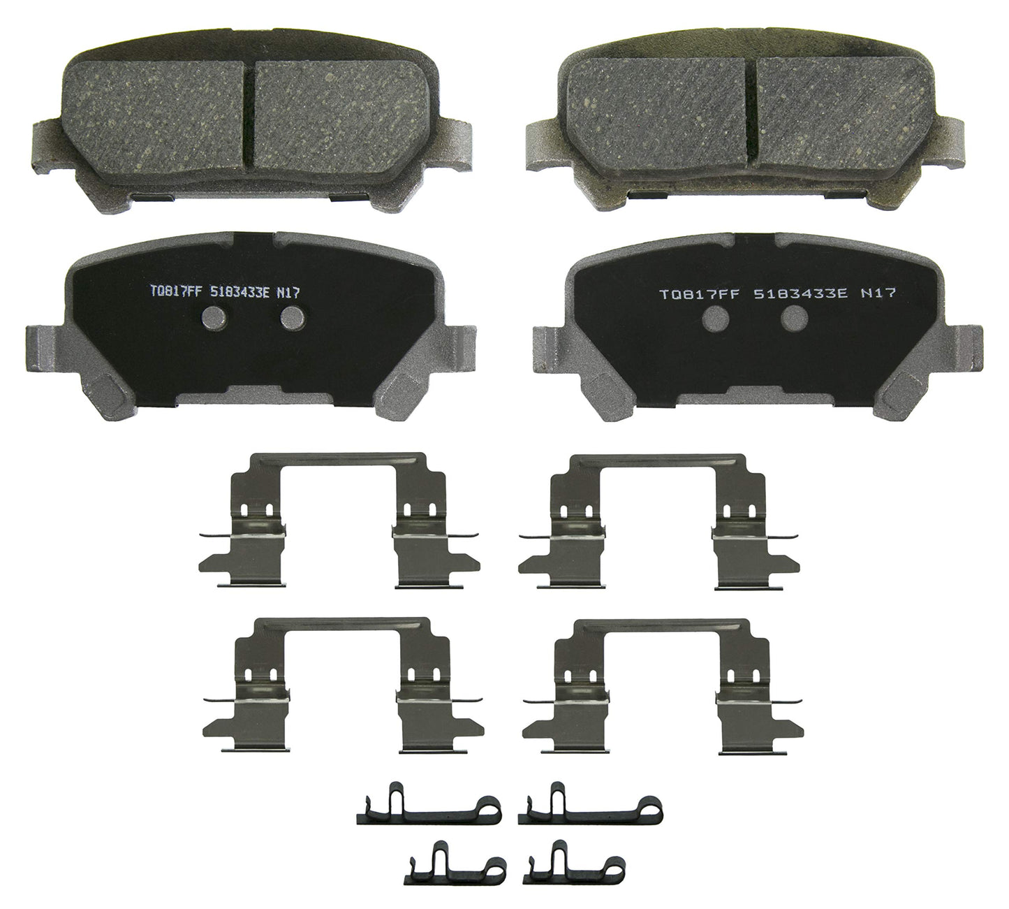 Wagner Brake ThermoQuiet QC1806 Ceramic Disc Brake Pad Set