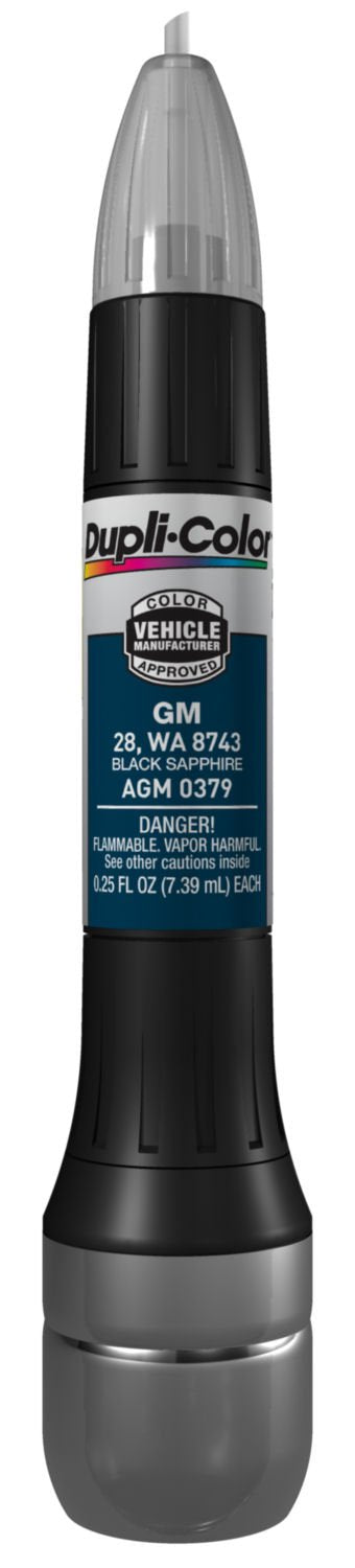 Dupli-Color AGM0379 Scratch Fix All-In-1 Exact-Match Automotive Touch-Up Paint  General Motors Black Sapphire  0.25 oz. Paint Pen