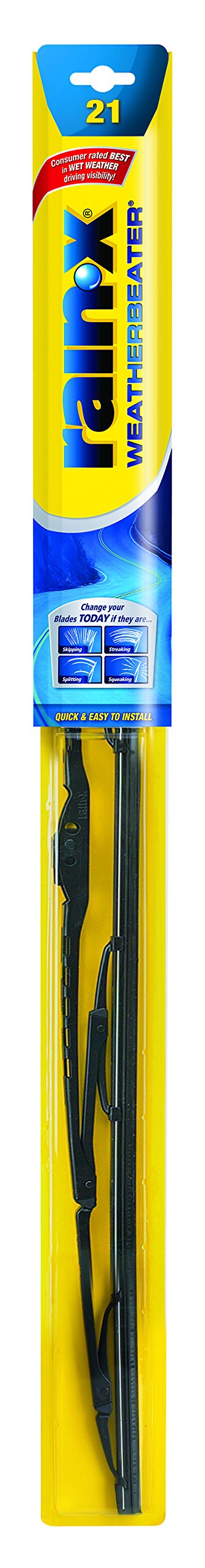 Rain-X RX30221-5PK Weatherbeater Wiper Blade - 21" Windshield Wipers (Pack Of 5), Automotive Replacement Windshield Wiper Blades That Meet Or Exceed OEM Quality And Durability Standards