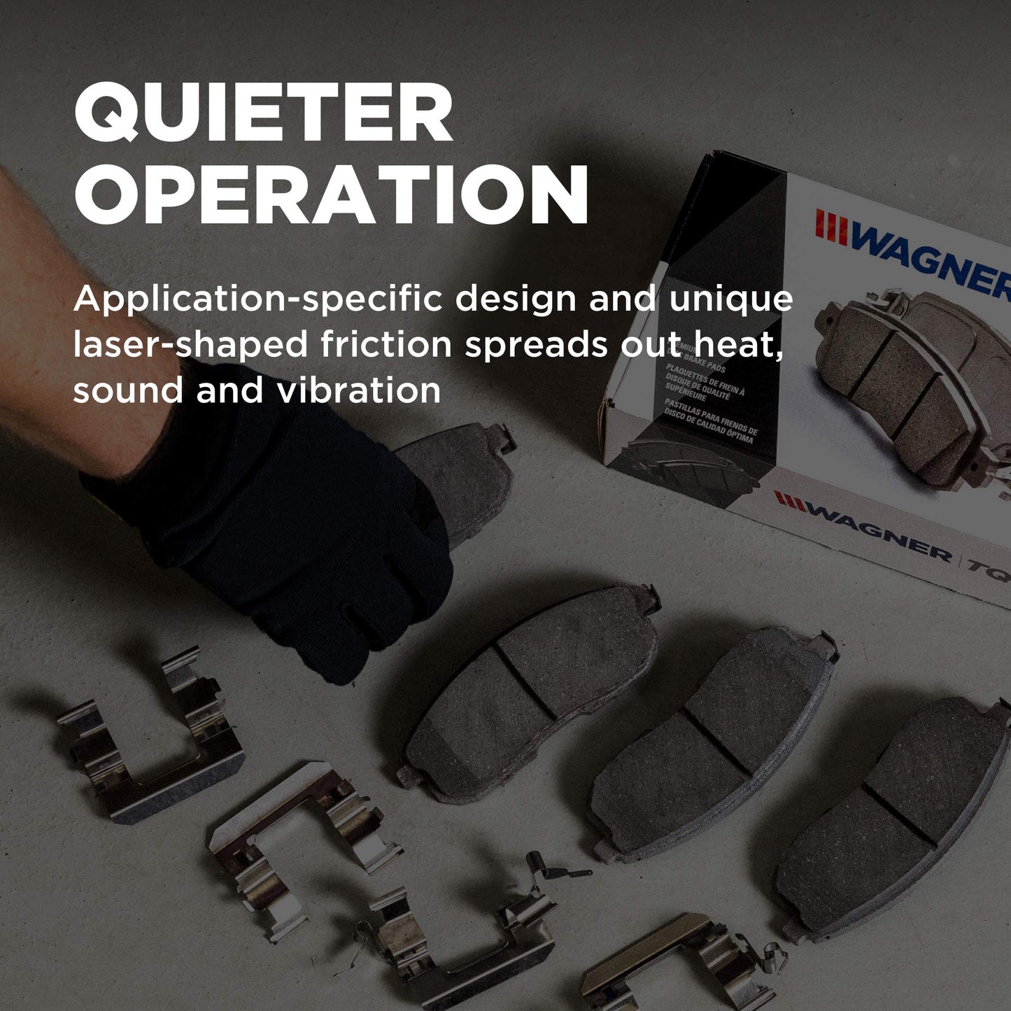 Wagner ThermoQuiet QC340A Ceramic Disc Brake Pad Set