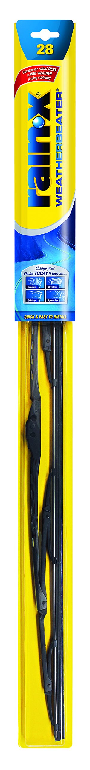 Rain-X RX30228-5PK Weatherbeater Wiper Blade - 28"Windshield Wipers (Pack Of 5), Automotive Replacement Windshield Wiper Blades That Meet Or Exceed OEM Quality And Durability Standards