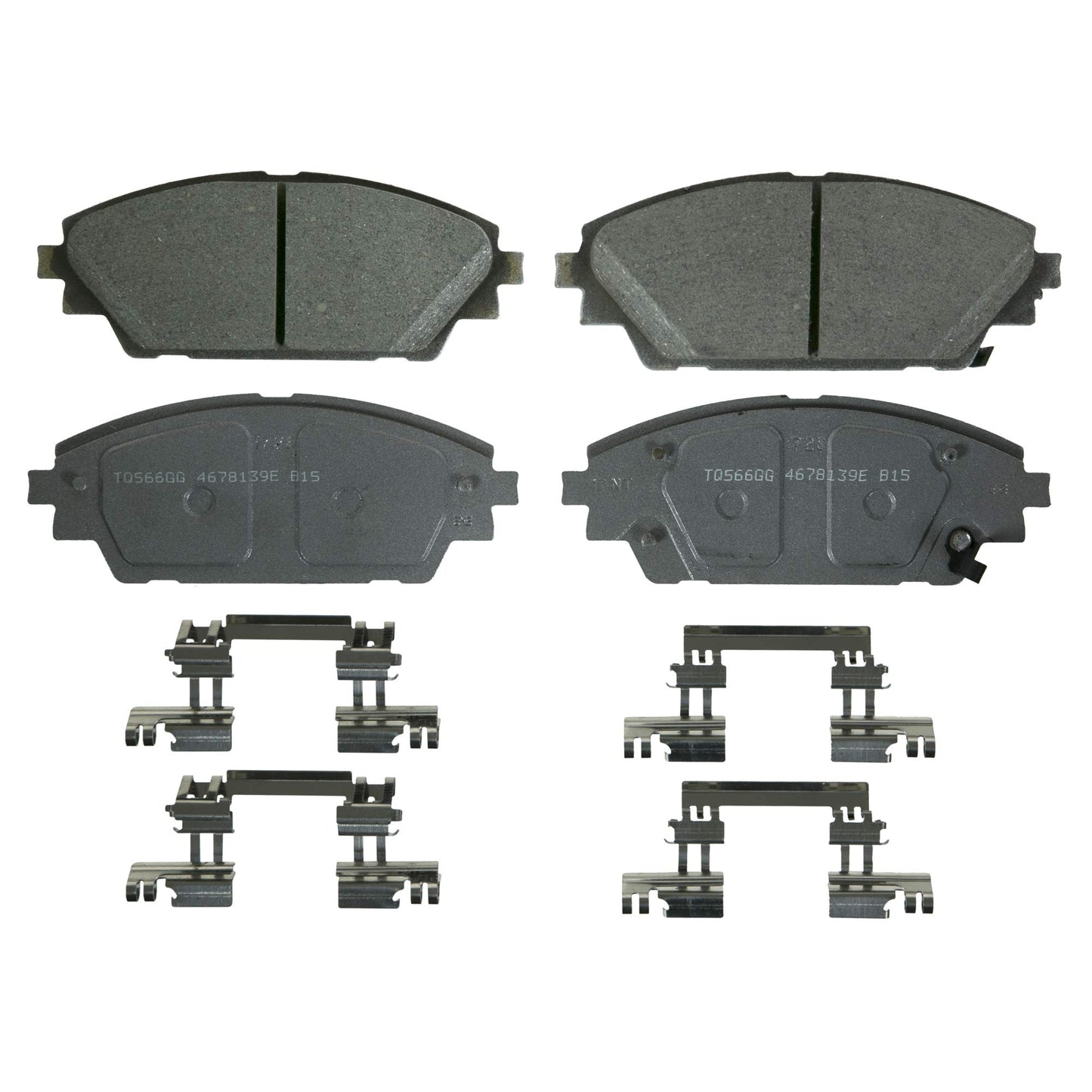 Wagner Brake ThermoQuiet QC1728 Ceramic Disc Brake Pad Set