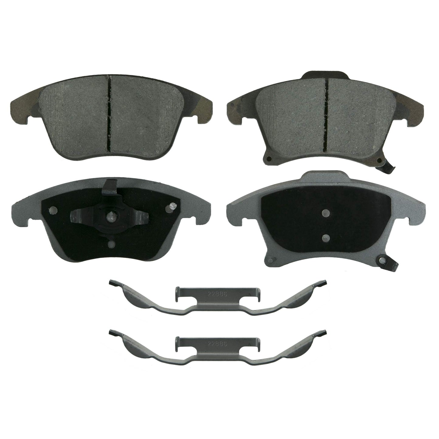 Wagner Brake ThermoQuiet QC1653 Ceramic Disc Brake Pad Set