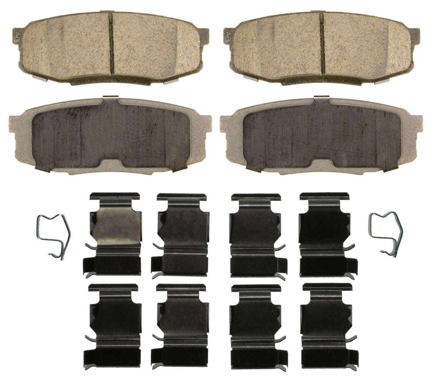 Wagner TQ brake pads feature a zero-copper friction formulation and a unique Integrally Molded Insulator (IMI) technology for quieter operation.
