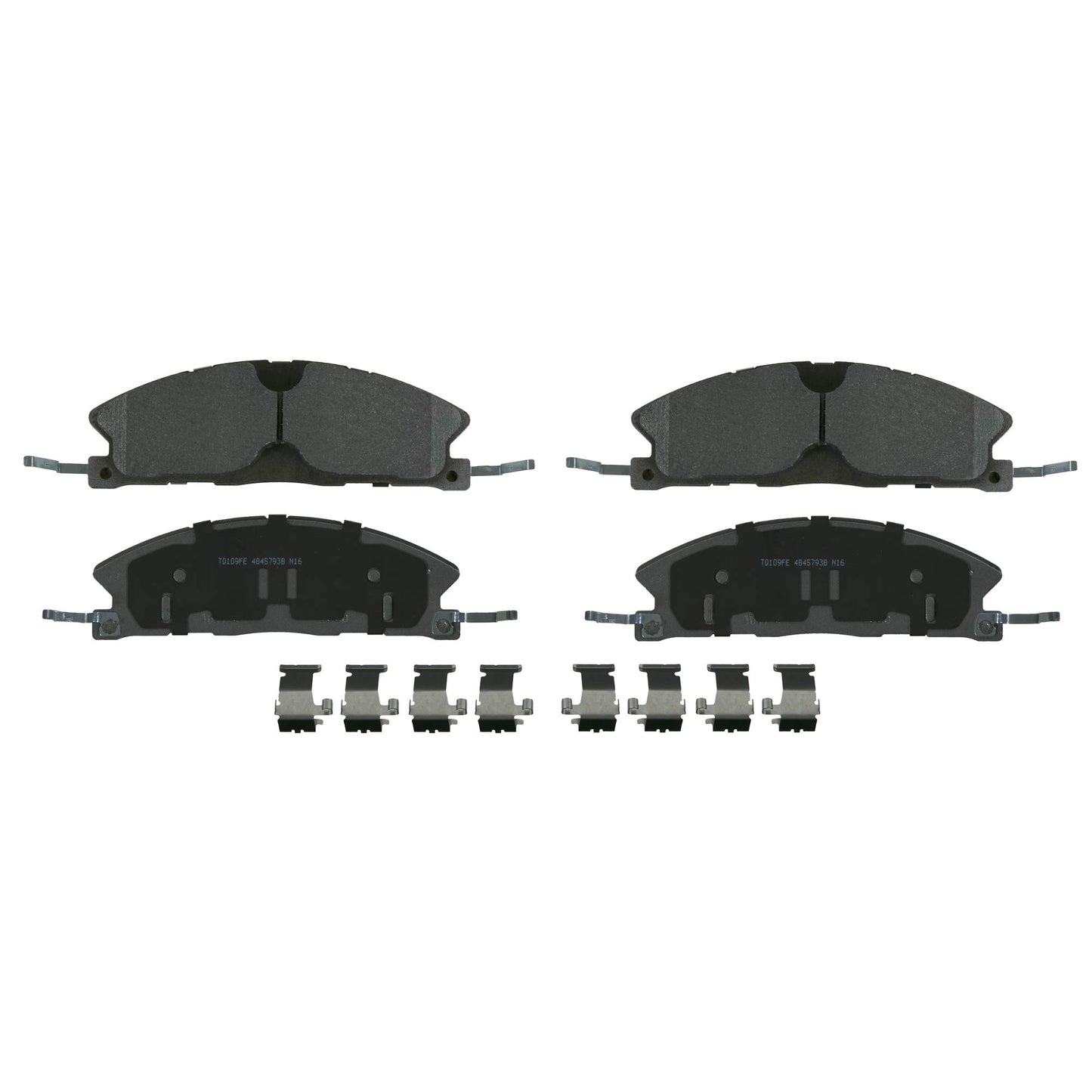 Wagner Brake ThermoQuiet MX1611A Semi-Metallic Disc Brake Pad Set