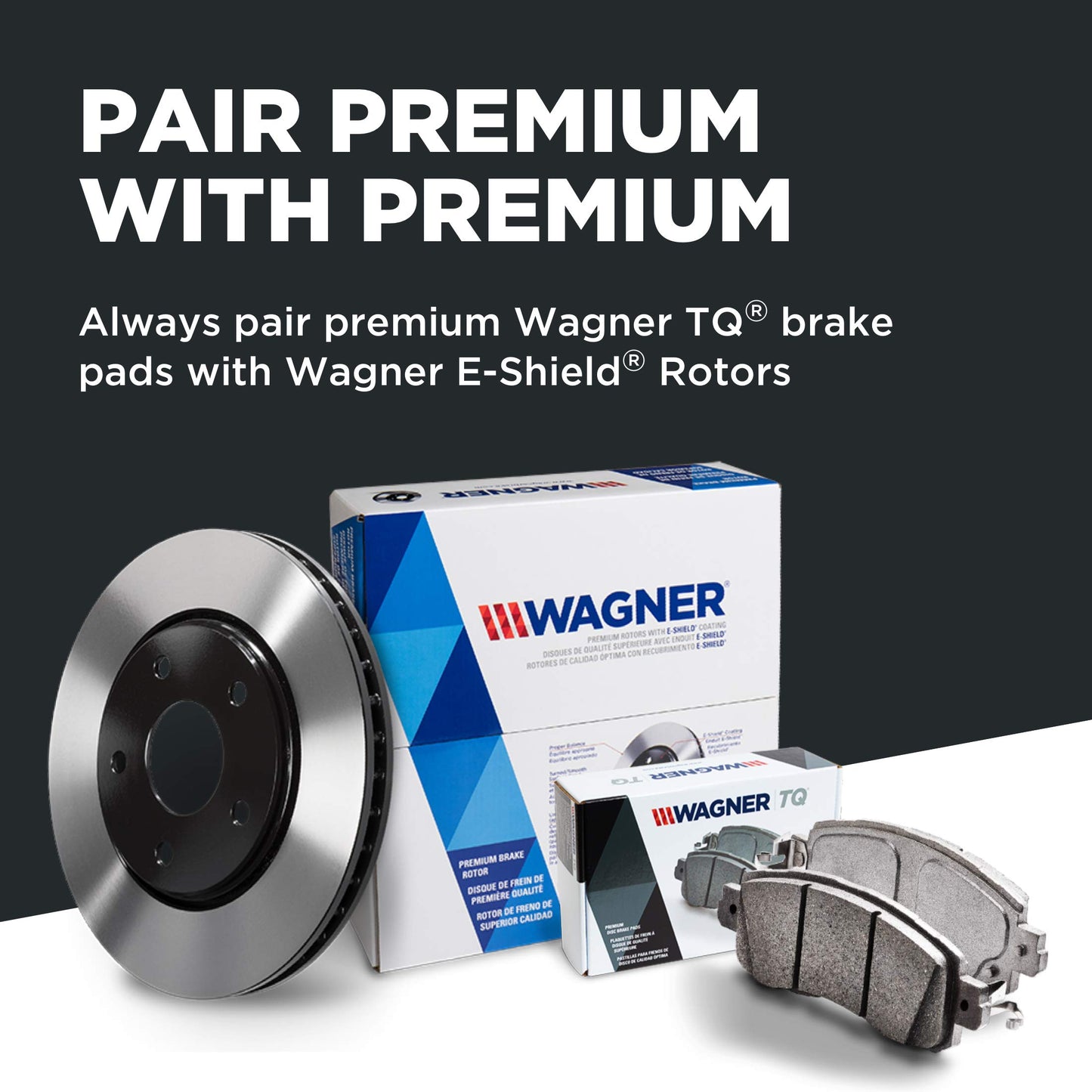 Wagner Brake ThermoQuiet QC1847 Ceramic Disc Brake Pad Set