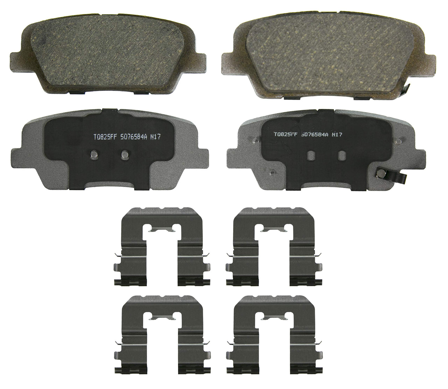 Wagner Brake ThermoQuiet QC1816 Ceramic Disc Brake Pad Set