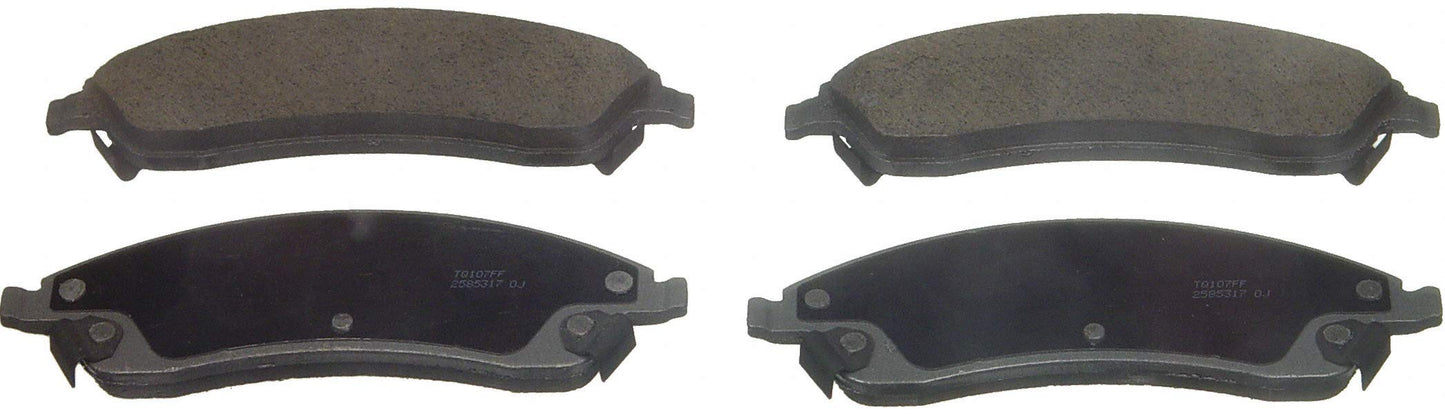 Wagner Brake ThermoQuiet QC1019 Ceramic Disc Brake Pad Set