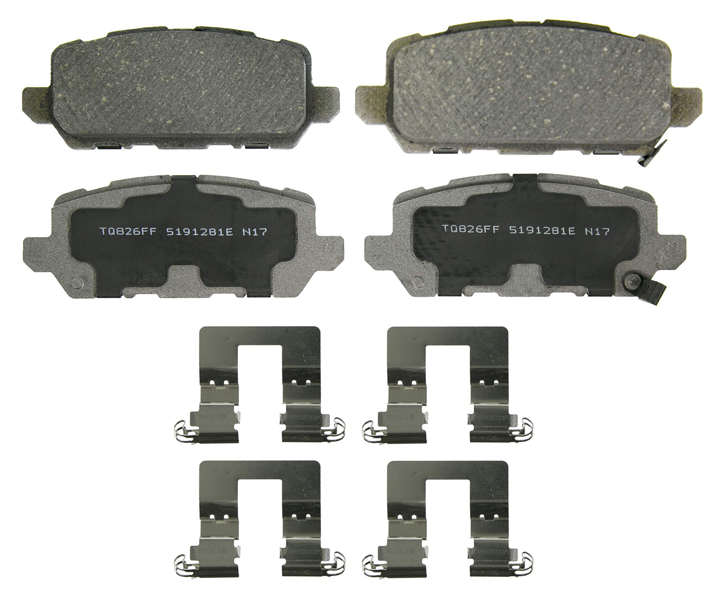 Wagner Brake ThermoQuiet QC1841 Ceramic Disc Brake Pad Set