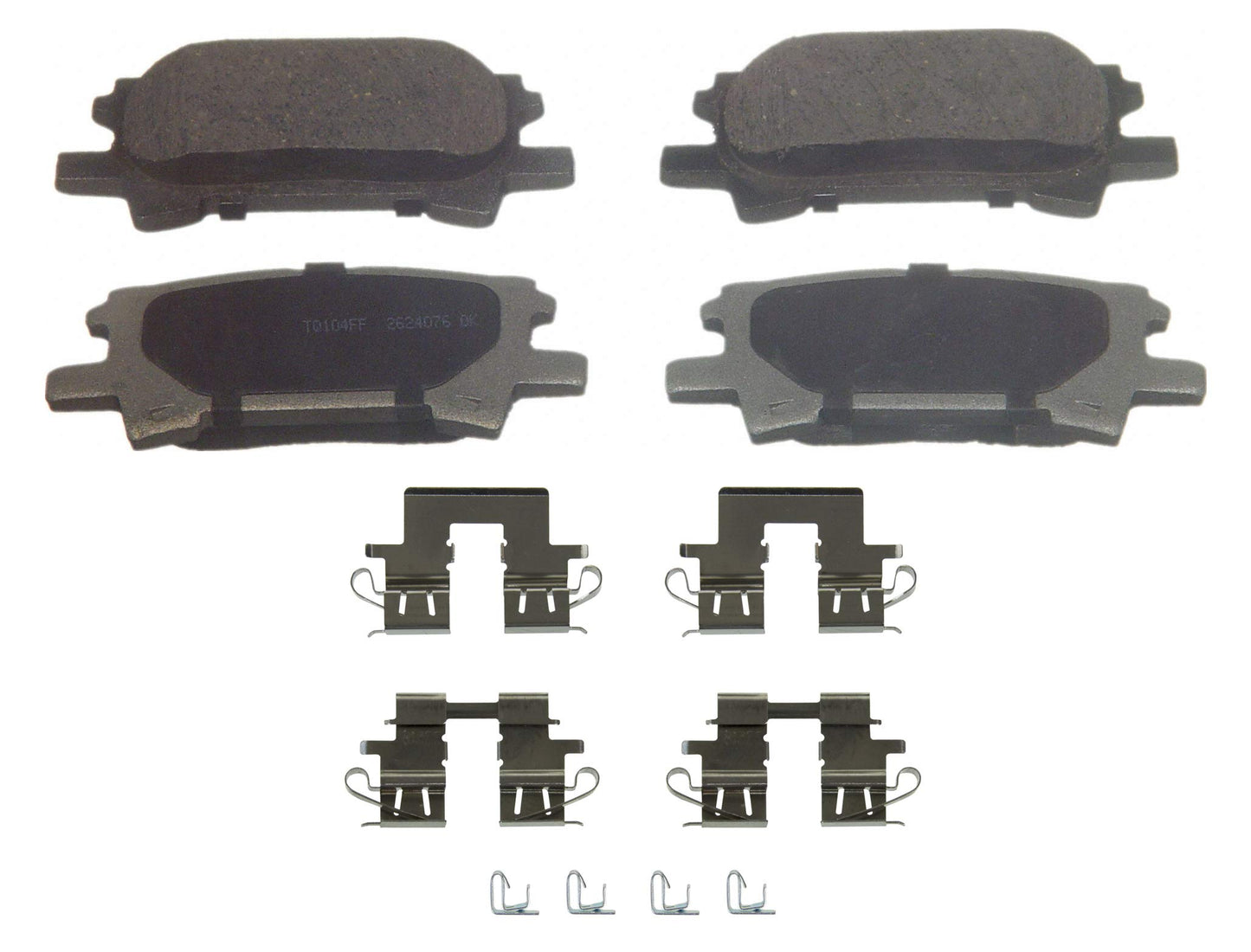 Wagner Brake ThermoQuiet PD996 Disc Brake Pad Set