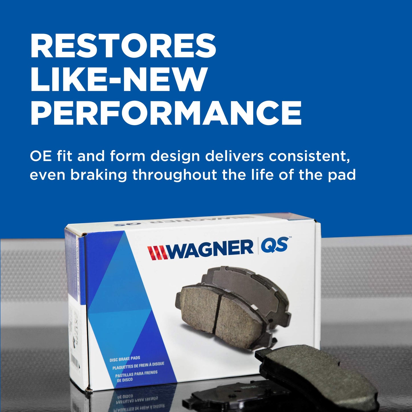 Wagner QuickStop ZD207 Front Disc Brake Pad Set for 1994 Toyota Pickup