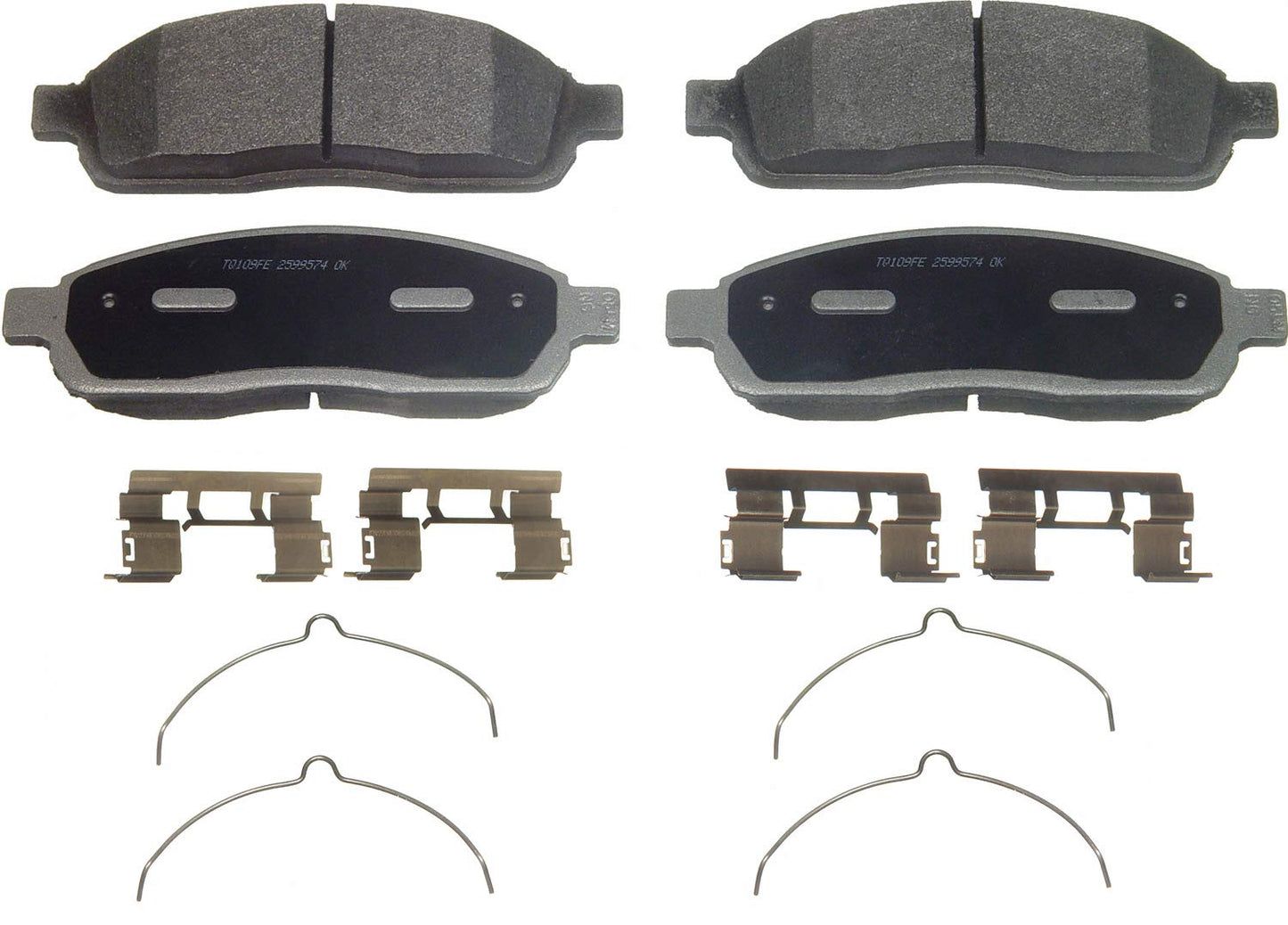 Wagner Brake ThermoQuiet MX1083 Semi-Metallic Disc Brake Pad Set