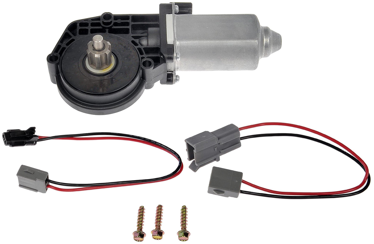 Dorman 742-253 Power Window Motor Compatible with Select Ford / Lincoln / Mercury Models, Silver and black