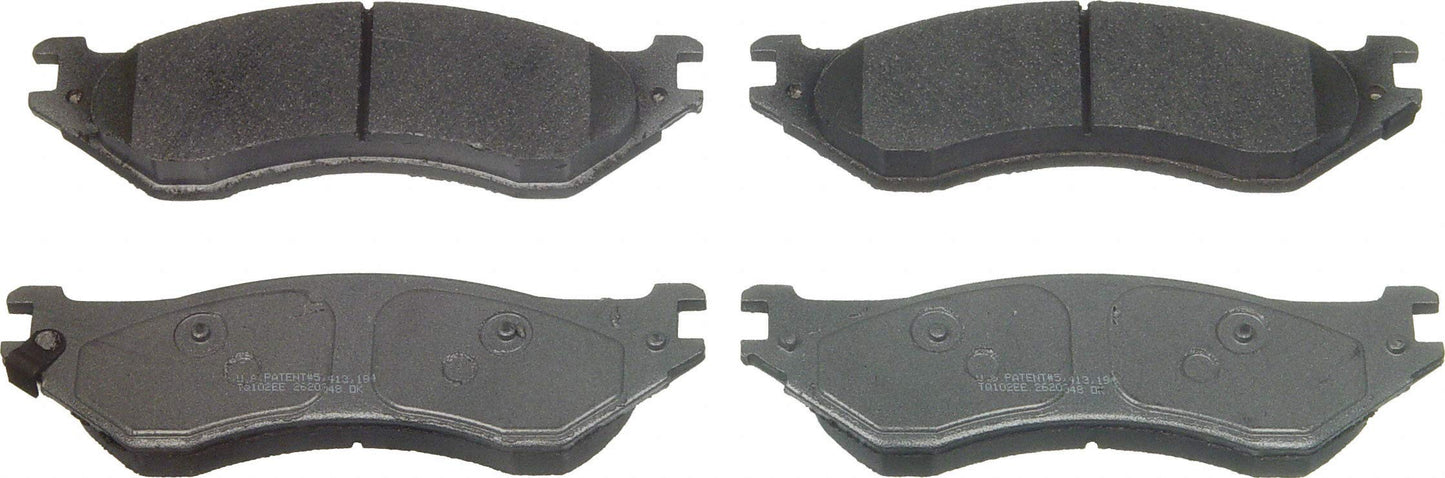 Wagner Brake ThermoQuiet MX702A Semi-Metallic Disc Brake Pad Set