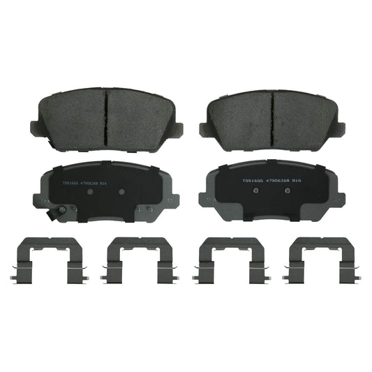 Wagner Brake ThermoQuiet QC1735 Ceramic Disc Brake Pad Set
